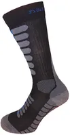 nanosilver Vysoké ponožky se stříbrem černé/modré 39-42