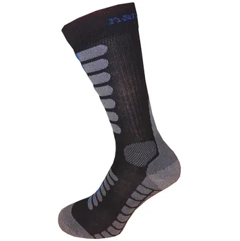 Pánské ponožky nanosilver Vysoké ponožky se stříbrem černé/modré 39-42