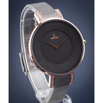 Hodinky Dámské hodinky Obaku Lun Granite V158LEVJMJ V158LEVJMJ
