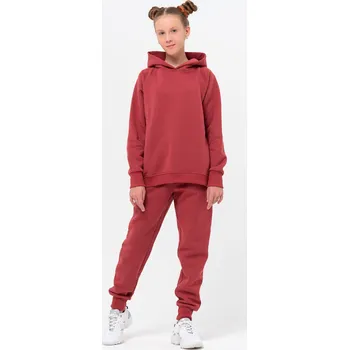 Dětská móda Dívčí tepláková souprava - Winkiki WHG 185, cihlová Barva: Červená, Velikost: 128