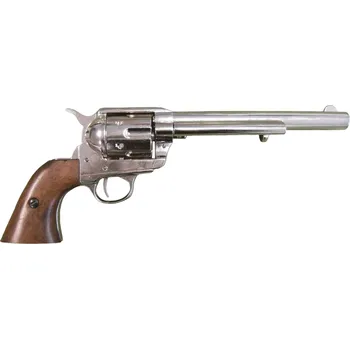 Replika zbraně Denix Replika revolver Colt Peacemaker 7,5\", chrom, USA 1873