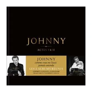 Zahraniční hudba 4LP/Box Set Johnny Hallyday: Actes I & II LTD | NUM | CLR 2022 Numbered High Quality Coloured White & Gold Vinyles Vinyl Limited Edition