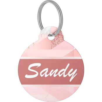 psí známka Chytrá QR známka pro psa Obodog® Pinkmarble