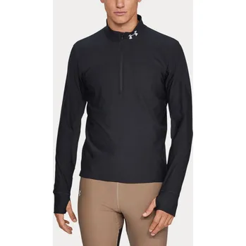 Pánské tričko Pánské sportovní tričko Under Armour Qlifier Half Zip s dlouhým rukávem - černé Velikost: XL
