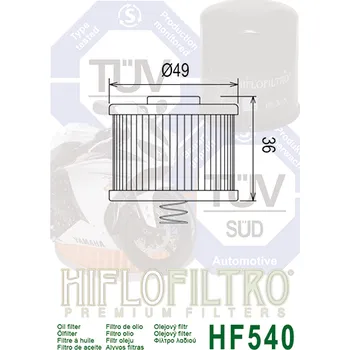 Olejový filtr HIFLO Olejový filtr HF540