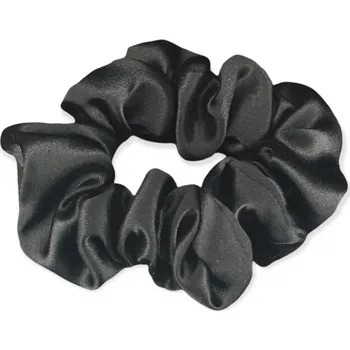 Hedvábná gumička na vlasy classic 100% hedvábí černá