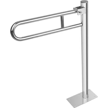 Madlo do koupelny wela MADLO K WC SKLOPNÉ PODLAHOVÉ NEREZOVÉ PREMIUM Délka: 60 cm, Průměr: 25 mm