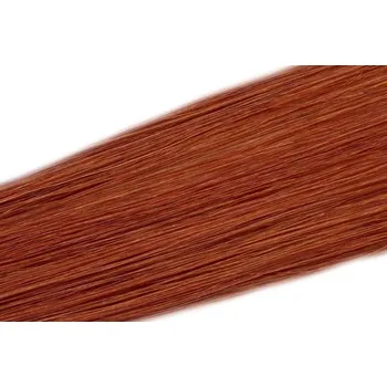Příčesek Clip in pramínky REMY 45 cm, 4ks - měděná