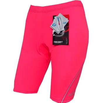 cyklistický dres Cycloschein Cycloschein ART 104 Cyklokalhoty dámské, bez výztuže, růžové neonové - 170