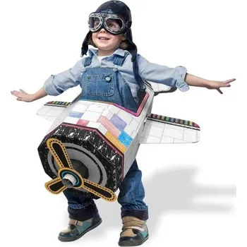 letadlo a vrtulník Papírové hračky - Letadlo