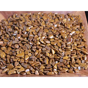 Drahý kámen Magieprirody.cz Tromlované kamínky Jaspis žlutý S velikost 15 - 25 mm - Brazílie #148 Množství: 1ks