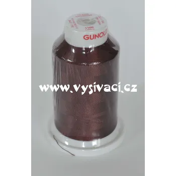 Nit vyšívací nit Gunold Sulky hnědá 1186, návin 1000m, viskóza Jednotka: 1 kón návin 1000m