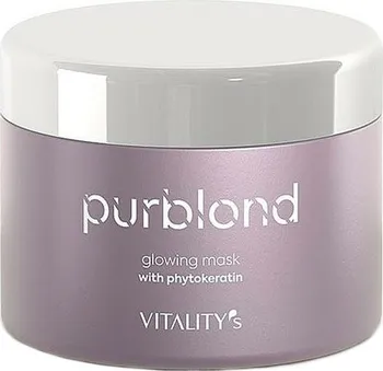 Vlasová regenerace Vitalitys Purblond Glowing Mask keratinová maska na vlasy 200 ml