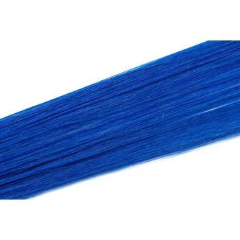 Příčesek Clip in pramínky REMY 45 cm, 4ks - modrá