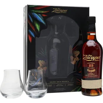 Rum Ron Zacapa Centenario Solera Grand Reserva + 2 sklenice 40 % 0,7 l