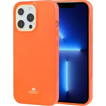 Pouzdro na mobilní telefon Mercury Ochranný kryt pro iPhone 13 Pro MAX - Mercury, Jelly Fluorscence Orange