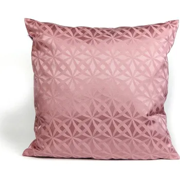 Dekorativní polštářek HEDVA ČESKÝ BROKÁT Povlak na polštář Odaska 40x40 průniky starorůžová