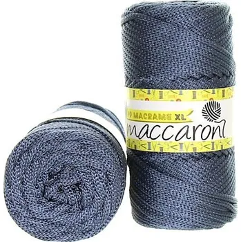 Příze Maccaroni PP Macrame XL modrošedá 235