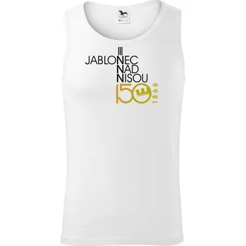 Pánské termoprádlo Jablonec nad Nisou 150 let - Oslavuji svoje město - Tílko pánské Core - 2XL ( Bílá )