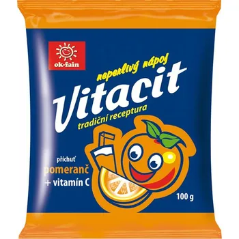 Instantní nápoj Vitacit neperlivý nápoj v prášku pomeranč+vitamín C 100g