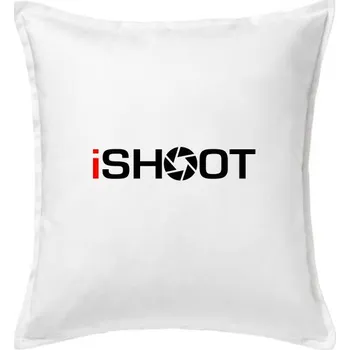 Polštář iShoot - Polštář 50x50 - 50x50 - Včetně výplně ( Bílá )