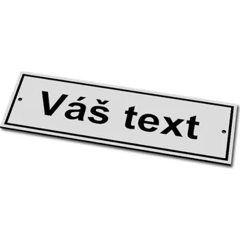 Informační tabulka Pelisport Dveřní štítek typ 02 10 x 3,5 cm