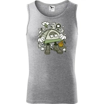 Pánské termoprádlo Stan komiks - Tílko pánské Core - M ( Tmavě šedý melír )