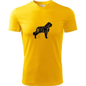 Chlapecké tričko Bernardýn - Dětské triko sportovní (dresovina) - 122 cm/6 let ( Žlutá )