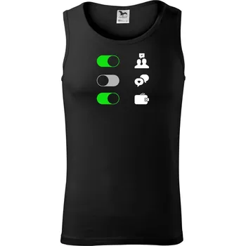 Pánské termoprádlo Životní hodnoty - zapnout vypnout - Tílko pánské Core - XL ( Černá )