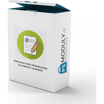 PrestaShop modul Náhodný kód objednávky (variabilní symbol)