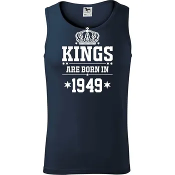Kings are born in 1949 - Tílko pánské Core - M ( Námořní modrá (velmi tmavá - téměř černá) )
