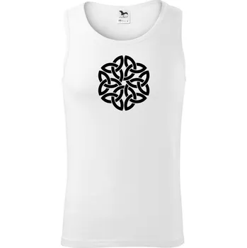 Keltský ornament - Tílko pánské Core - L ( Bílá )