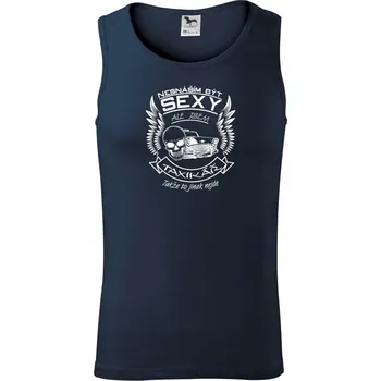 Nesnáším být sexy - taxikář - Tílko pánské Core - M ( Námořní modrá (velmi tmavá - téměř černá) )