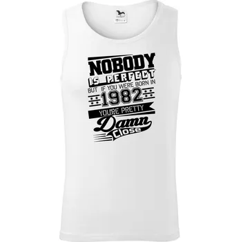 Nobody is perfect - 1982 - Tílko pánské Core - 2XL ( Bílá )