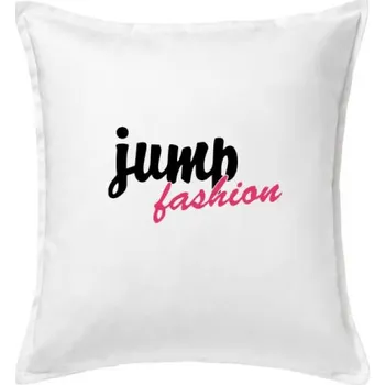 Polštář Jump fashion psací - Polštář 50x50 - 50x50 - Pouze potah ( Bílá )