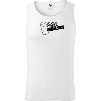 Role manažera - Tílko pánské Core - XL ( Bílá )