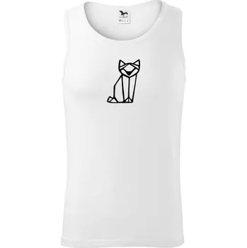 Geometrire - liška - Tílko pánské Core - 2XL ( Bílá )