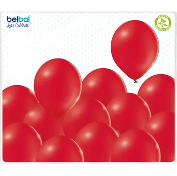 Balónek Balónky červené 100 kusů Belbal 1100001-100