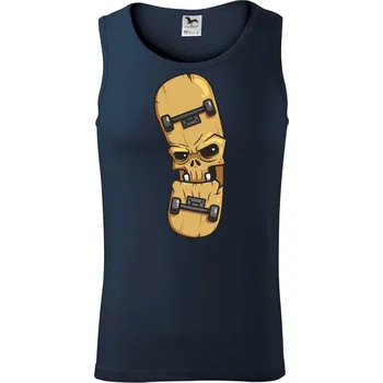 Skateboard zombie - Tílko pánské Core - L ( Námořní modrá (velmi tmavá - téměř černá) )