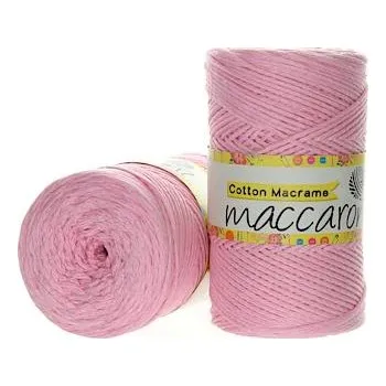 Příze Maccaroni Cotton Macrame světle růžová 04-908