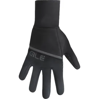 ALÉ Cyklistické rukavice dlouhoprsté - SCIROCCO 2-IN-1 - černá
