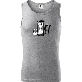 Way Out - Tílko pánské Core - 2XL ( Tmavě šedý melír )