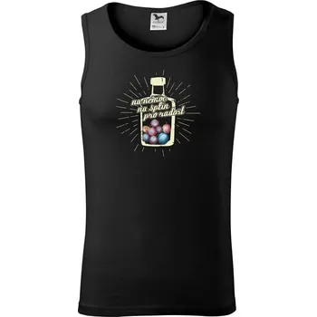 Pánské termoprádlo Na co pít slivovici - Tílko pánské Core - L ( Černá )