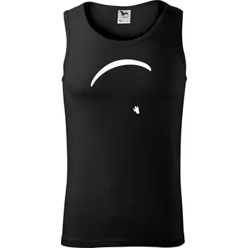 Pánské termoprádlo Obrys padáku velký - Tílko pánské Core - XL ( Černá )