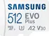 Paměťová karta Samsung Evo Plus microSDXC 512 GB UHS-I U3 V30 + SD adaptér