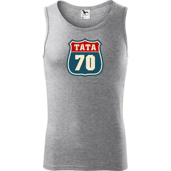 Táta 70 - Tílko pánské Core - XL ( Tmavě šedý melír )