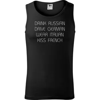 Pánské termoprádlo Návod na život - slabě - Tílko pánské Core - 2XL ( Černá )