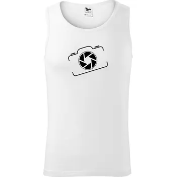 Zrcadlovka obrys - Tílko pánské Core - 2XL ( Bílá )