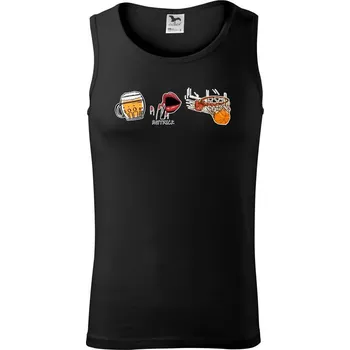 Hattrick basketball - Tílko pánské Core - L ( Černá )