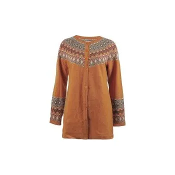 Dámský svetr SKHOOP Ulla Cardigan honey M; Žlutá svetr + DÁREK DLE VÝBĚRU!